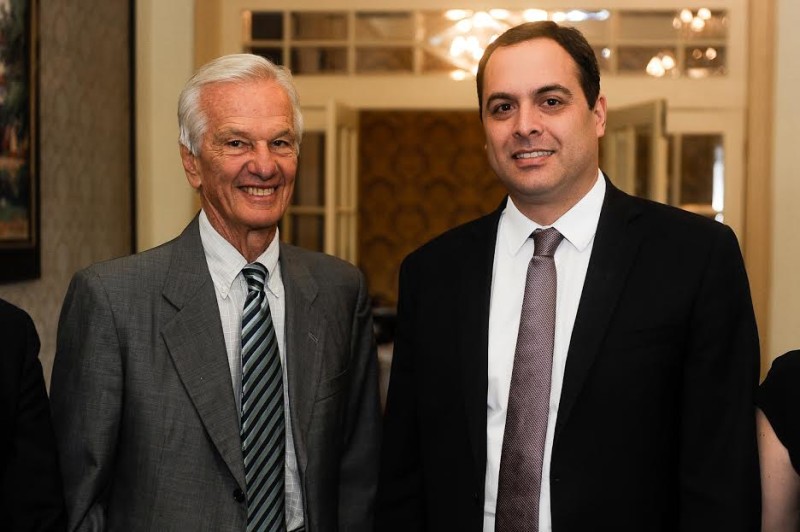 O Governador de Pernambuco, Paulo Câmara recebeu a visita do presidente da fundação Lemann, Sr. Jorge Paulo Lemann, que veio a Pernambuco para conhecer de perto o sistema educacional de Pernambuco e firmar parecerias na educação das Escolas Técnicas Estaduais. Foto: Edmar Melo