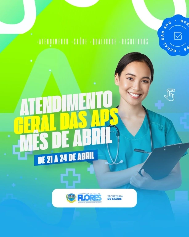 Governo Municipal de Flores apresenta balanço positivo de atendimentos na saúde durante o mês de abril