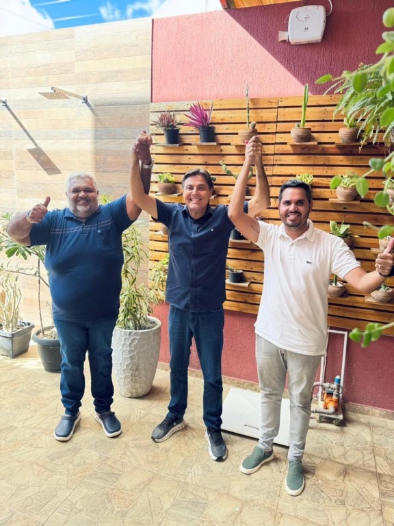 Marconi Santana recebe adesão Zé Negão e Edson Henrique de Afogados da Ingazeira