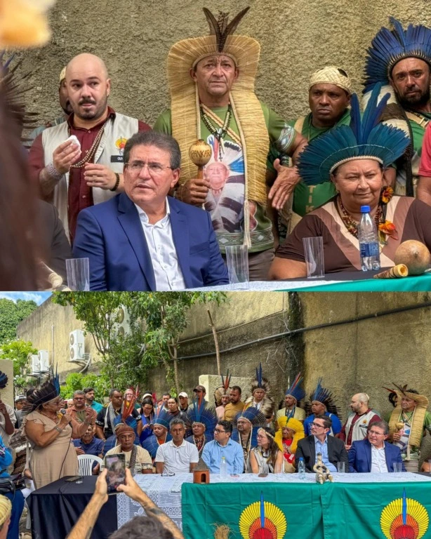 Duque participa da reinauguração da Funai