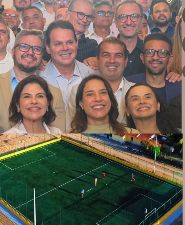 Prefeito Fredson e Raquel Lyra anunciam campo com iluminação e grama sintética para Riacho do Meio