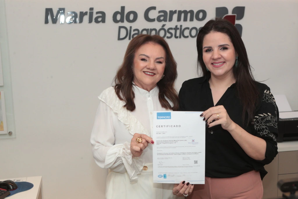 Maria do Carmo Diagnósticos é certificada com ISO 9001 por organismo internacional