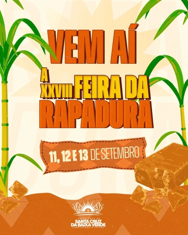 Dr. Ismael divulga data da 28ª Feira da Rapadura em Santa Cruz