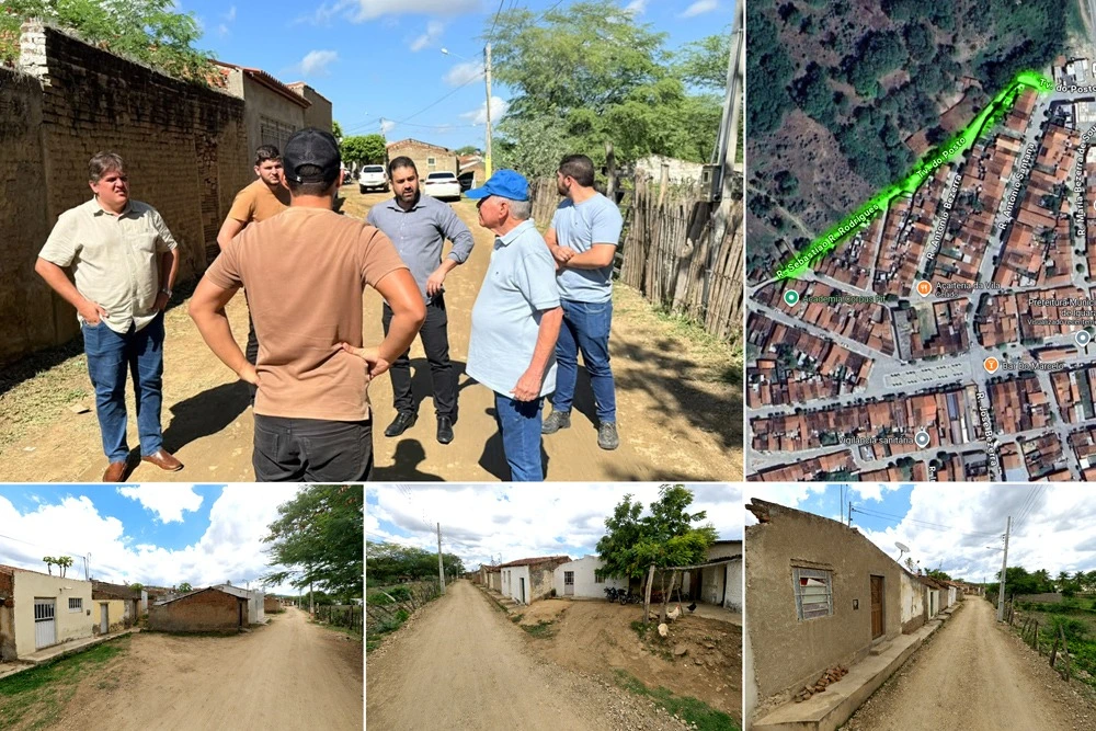Prefeito Dr. Pedro anuncia obra de pavimentação na Travessa Sebastião Rafael Rodrigues, em Iguaracy