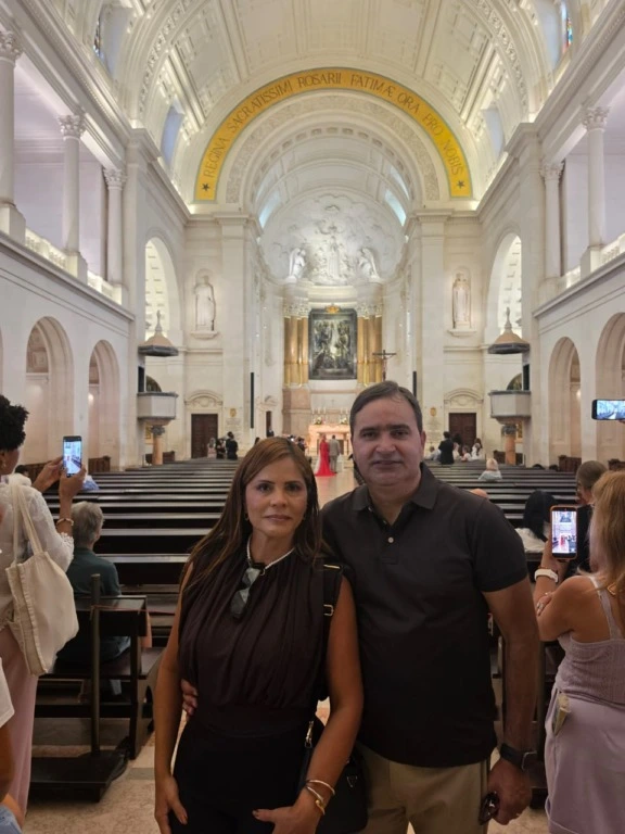 Gilson Bento foi a Fátima, em Portugal, para pagar promessa