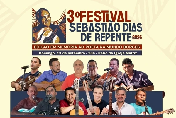 Festival Sebastião Dias de Repente chega à 3ª edição com homenagem a Raimundo Borges