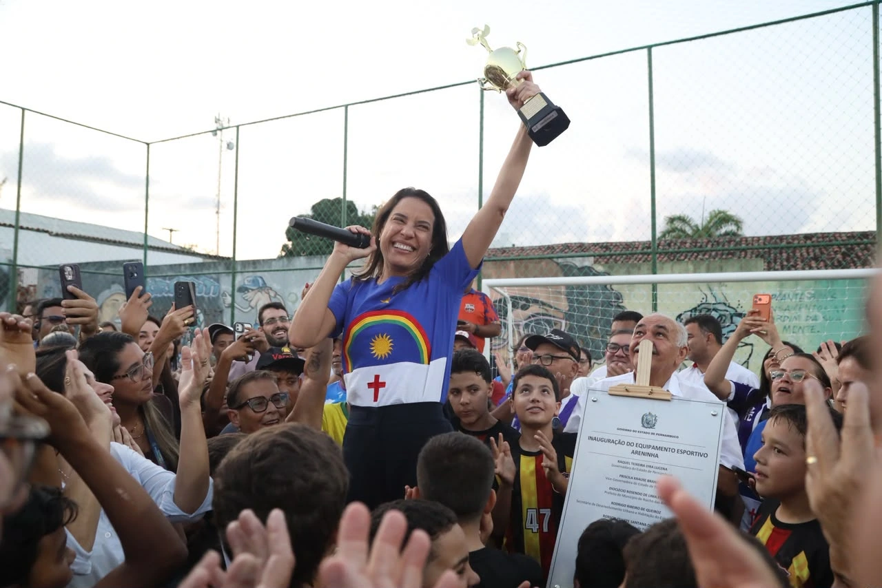 No Agreste Central, governadora Raquel Lyra entrega duas novas Areninhas e amplia o acesso ao esporte e ao lazer em Pernambuco