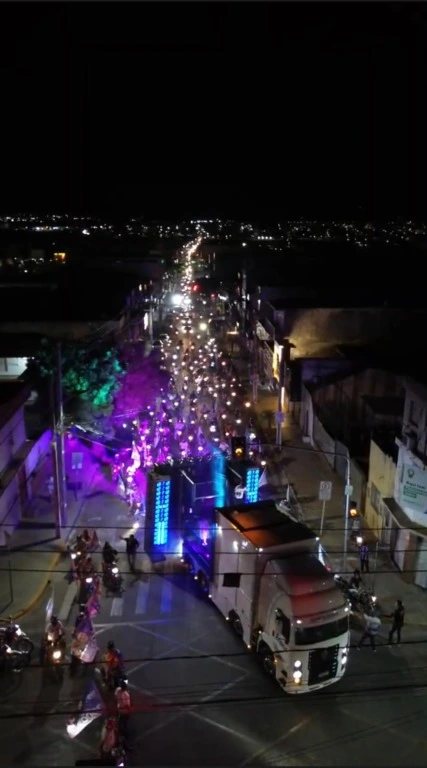 Luciano Duque e Miguel Duque fazem a maior carreata da história de Serra Talhada