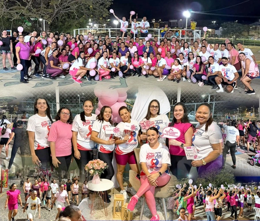 Iguaracy realiza Caminhada Rosa pela Prevenção em alusão ao Outubro Rosa